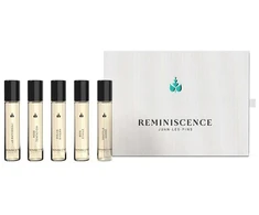 Set Reminiscence: Rose Tentation Eau De Parfum Unisex, 11 ml + Bois Etoile Eau De Parfum Unisex, 11 ml + Souffle Ambre Eau De Toilette Unisex, 11 ml + Le Patchouli Eau De Toilette Unisex, 11 ml + Dolce Riviera Eau De Parfum Unisex, 11 ml