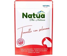 Renske Natua šlapias kačių ėdalas su lašiša ir tunu, 70 g