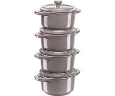 Restaurant Week Restorano savaitė Staub Mini Cocotte Round, 4 vnt.