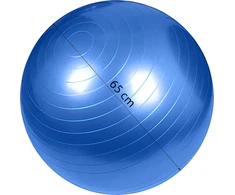 RTO Gimnastikos kamuolys reabilitacinis 65 cm, didelis fitneso kamuolys mankštai, jogai + pompavimo siurblys - s062