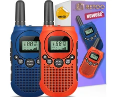 Walkie Racija 2x „Baofeng“ racija ilgo nuotolio PMR „Vox“ žibintuvėlis - dr291