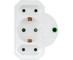 REV REV Steckdosenadapter 3-fach mit Überspannungsschutz, baltas