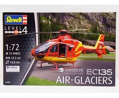 Revell plastikinis modelis Airbus Helicopters EC135 AIR-GLACIERS 1:72