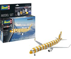 Revell Airbus A321-200 Condor 1/144 surenkamas modelis – dovanų rinkinys