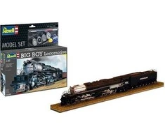 Revell Big Boy lokomotyvas 1/87 HO dovanų rinkinys su dažais ir klijais