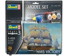 Revell HMS Victory 1/450 laivo modelio dovanų rinkinys su dažais ir klijais