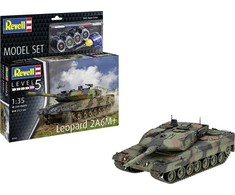 Revell Leopard 2 A6M+ tanko dovanų rinkinys 1/35 pradedantiesiems