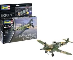Revell Messerschmitt Bf109 G-2/4 1/32 modelis su dažais ir klijais