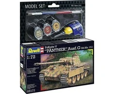 Revell PzKpfw V Panther Ausf.G 1/72 dovanų rinkinys su dažais, klijais