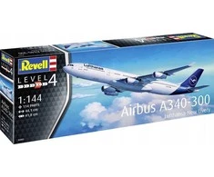 Revell Airbus A340-300 Lufthansa naujas dažymas 1/144 plastikinis rinkinys