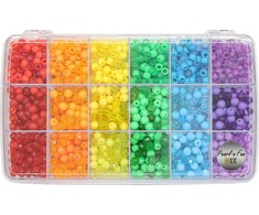 Pearl ´n Fun - Vaivorykštės spalvų perlų mišinys (714203)