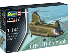 Revell CH-47D Chinook 1/144 – plastikinis sraigtasparnio modelis