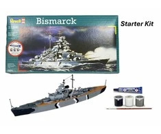 Revell Bismarck laivo modelio dovanų rinkinys 1:1200