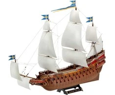 Revell Vasa – Švedijos karališkasis karo burlaivis 1:150, surenkamas