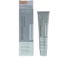 Revlon Revlonissimo Colorsmetique permanentiniai plaukų dažai 4.41 tamsiai kaštoninė vidutinė ruda spalva, 60 ml