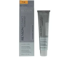 Revlon Revlonissimo Colorsmetique Permanent Hair Dye 77.40 Intense Light Copper Hair Colour, 60 ml