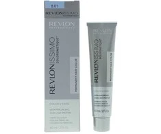 Revlon Revlonissimo Colorsmetique Hyaluronic Acid Permanent Hair Dye 8.01 Light Natural Ash Skirtas šviesiems plaukams, 60 ml