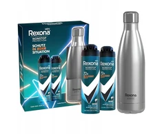Rexona Vyriška dovanų rinkinys Nonstop Protection (2x dezodorantas purškiklis Invisible Ice Fresh 150 ml + nerūdijančio plieno butelis 750 ml) (2698937)