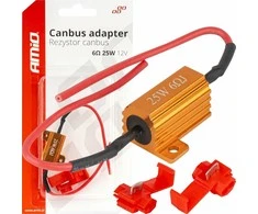 Canbus rezistorius LED lemputėms 6ohm 25w amio-04092