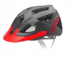 RH+ Kask šalmas Juodas combo matt dark pilkas red L/XL (EHX6057)