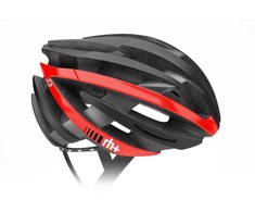 RH+ Kask ZY matinė juoda-rodyklės blizgi raudona dydis XS/M (EHX6055 21)