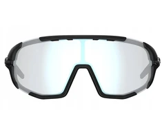 RH+ TIFOSI SLEDGE CLARION FOTOTEC matinės juodos spalvos akiniai (1 Clarion Mėlyna PHOTOCHROME stiklas 46%-13% šviesos pralaidumas)