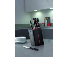 Richardson Sheffield VELOCITY - 5 pc peilis block with sharpener - juodas