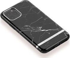 Dėklas Richmond &amp; Finch Juodas Marble, iPhone 11, sidabrinis details, juodas