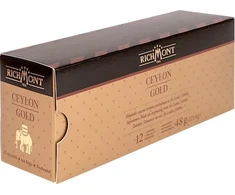 Richmont Arbatos Ceilonas Gold 12x4g - juoda švari FOP - maža pakuotė
