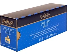 Richmont Arbata Earl Pilkas Mėlyna 12x4g su bergamotų aliejumi