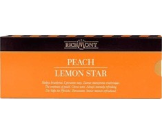 Richmont Arbata Peach Lemon Star 12x6g - citrinų-persikų arbata
