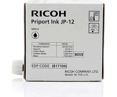 Originalus rašalas Ricoh JP 12, juodas, 600 ml (817104)