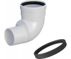 Ricomgas Kamino alkūnė 87° redukuota DN60-80