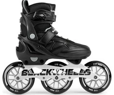 Blackwheels Dynamic greičio reguliuojami juodi inline pačiūžos, 39-42 dydis