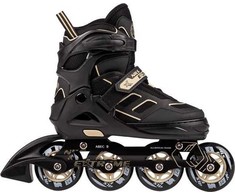 Riedučiai Nils Extreme NA14174 juodi-smėlio sp. - PU80 mm/82A (L 39-42)