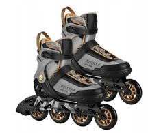 Riedučiai NA22151 Armour, juodi, 38 dydis, Nils Extreme