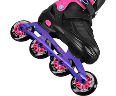 NA684 Rožinis INLINE SKATES SIZE M (35-38) NILS EXTREME