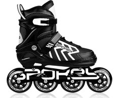 Inline Riedučiai Spokey Khan Bk / Wh Jr 927032-927033