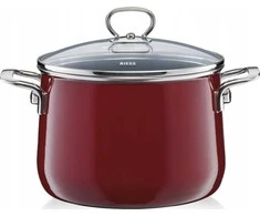 Riess Puodas Riess aukštas su pokryw? 24cm Rosso