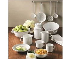 Riess RIESS - Puodas 0,5l 12cm Klasikinis WEISS
