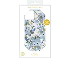 Rifle Paper Clear - dėklas skirtas Apple iPhone 14 Plus Garden Party Mėlyna