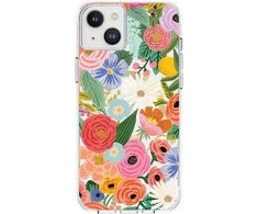 Rifle Paper Šautuvų popierius Skaidrus MagSafe – dėklas, skirtas iPhone 14 Plus (Garden Party Blush)