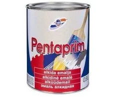 Alkidiniai emaliniai dažai RILAK PENTAPRIM maskuojantys 0,9 L