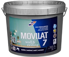Dispersiniai dažai Rilak Movilat 7, balta, 9 L