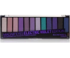 Rimmel London Magnif'Eyes akių šešėlių paletė 008 Electric Violet 12 atspalvių