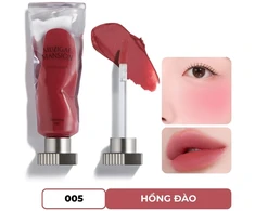 Rimmel Muzigae Mansion „Objet“ skysti ilgai išliekantys matiniai lūpų dažai „005 Stunning“, 6 ml
