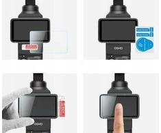K&amp;F rinkinys 6x ekrano apsauga 9H stiklas + objektyvas skirtas DJI Osmo Pocket 3 / K&amp;F Concept / Sku.2231