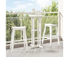 Sodo baro komplektas 3 pcs Balta HDPE