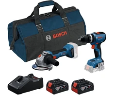 Įrankių komplektas Bosch 0615A5008Z; 18 V; 2x4,0 Ah akum.