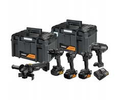 Rinkinys įrankių Dewalt MCL 18V XR DCD86M+DCF86M+DCF99M+DCF92M+DCG45M 3*5.0AH (DCK5222MP3T-QW)